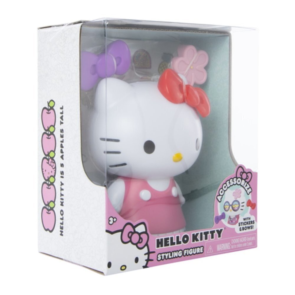 𝅺HELLO Kitty Accessory Bow + Sticker Styling Figure - Picture 5 of 5